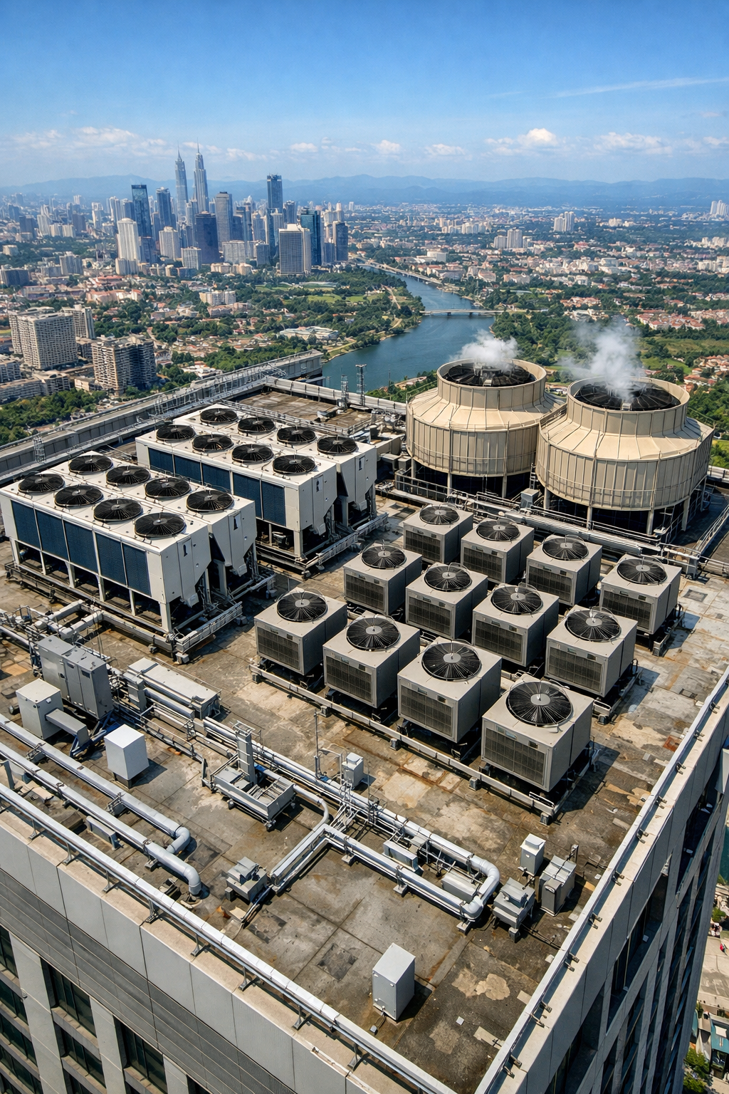 hvac on high rise building