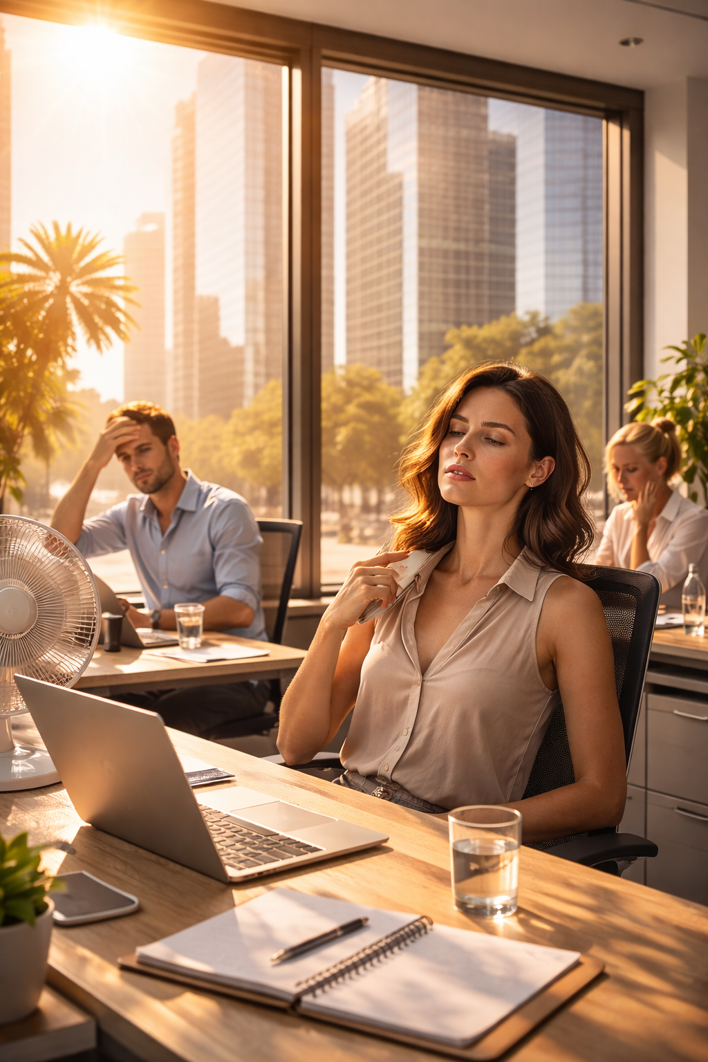 solar heat in office solar heat in office